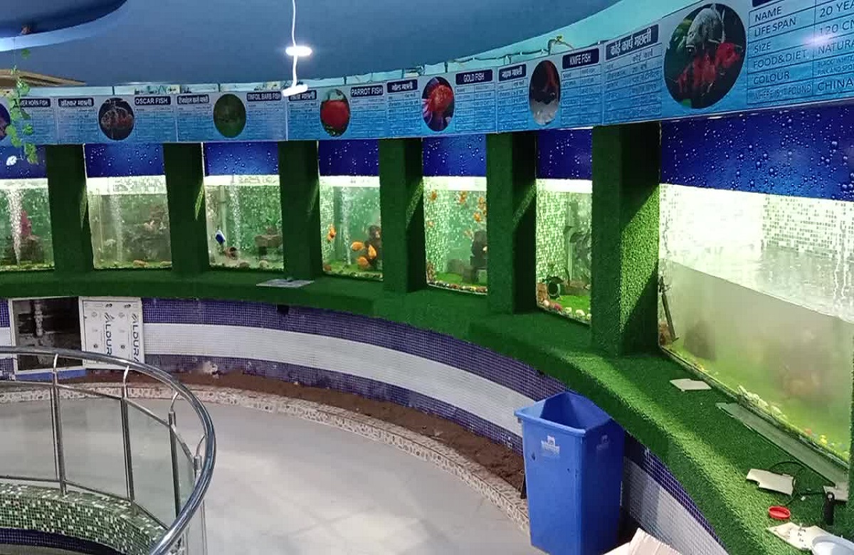 The Fish Aquarium, which was closed for 8 years, is being reopened for the tourists