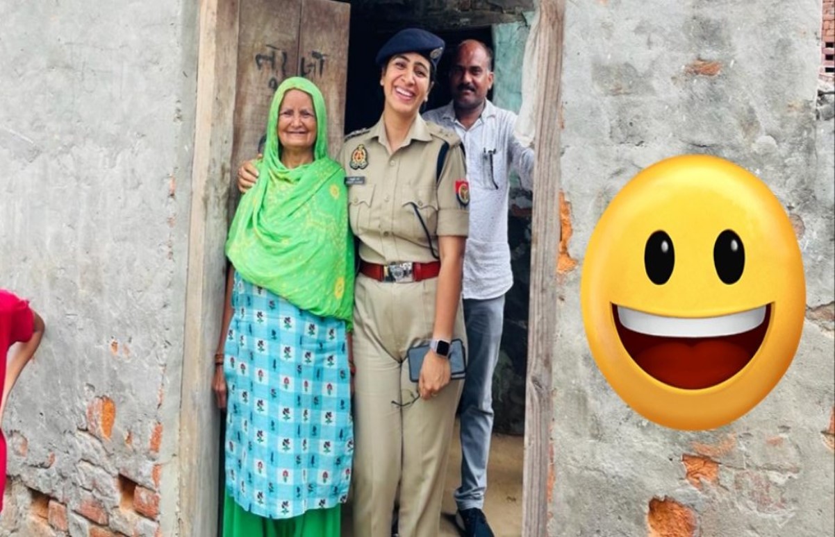 Lady Singham IPS Anukreethy Sharma ने बुजुर्ग महिला के घर पहुंचाई रोशनी, कहा- Swades moment of my life