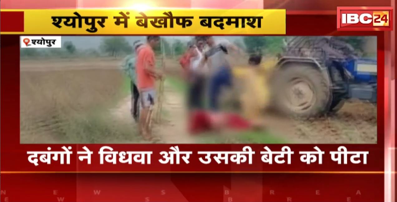 श्योपुर में दबंगों ने विधवा और उसकी बेटी को पीटा। बीच-बचाव में आए सरपंच पर कुल्हाड़ी से किया हमला। देखिए पूरी वीडियो…