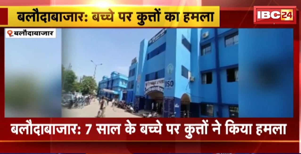 बलौदाबाजार में 7 साल के बच्चे पर कुत्तों ने किया हमला। बच्चे की हालत गंभीर, इलाज जारी