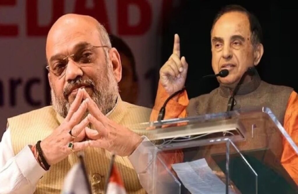 Dr. Subramanian Swamy taunt on Amit Shah