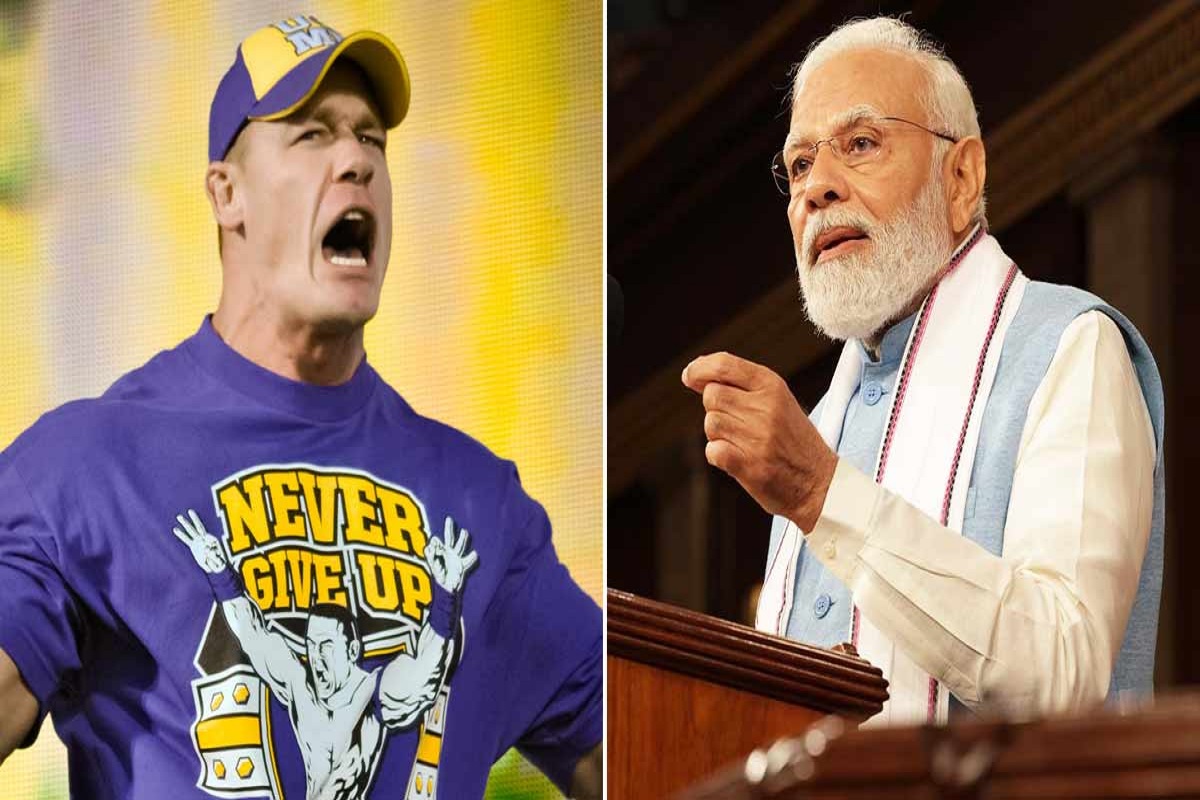 WWE स्टार जॉन सीना ने शेयर की PM मोदी की तस्वीर, इस वजह से इंटरनेशनल मीडिया में फिर छा गए मोदी