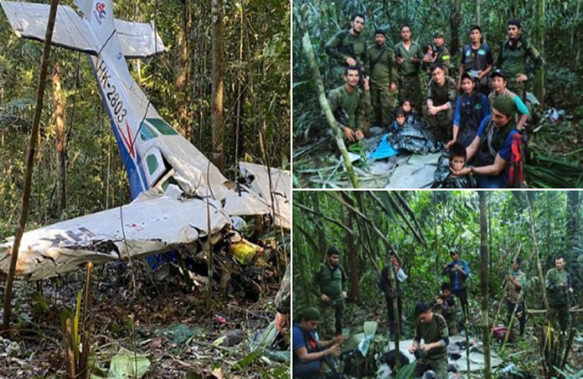 चमत्कार: अमेजन के खतरनाक जंगलों में हुआ था विमान क्रैश, 40 दिन बाद भी ज़िंदा मिले चार सवार बच्चे