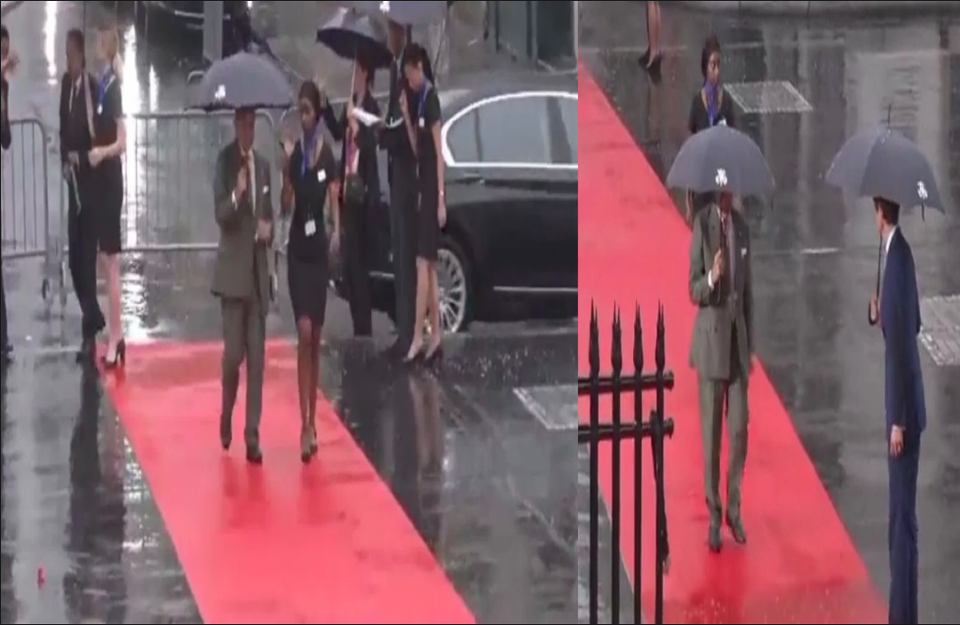फ्रांस दौरे पर पाकिस्तान के PM शहबाज शरीफ…! बारिश में महिला के साथ कर दी ऐसी हरकत, हो रही थू-थू