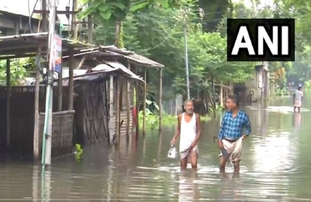 villages were submerged due to severe floods
