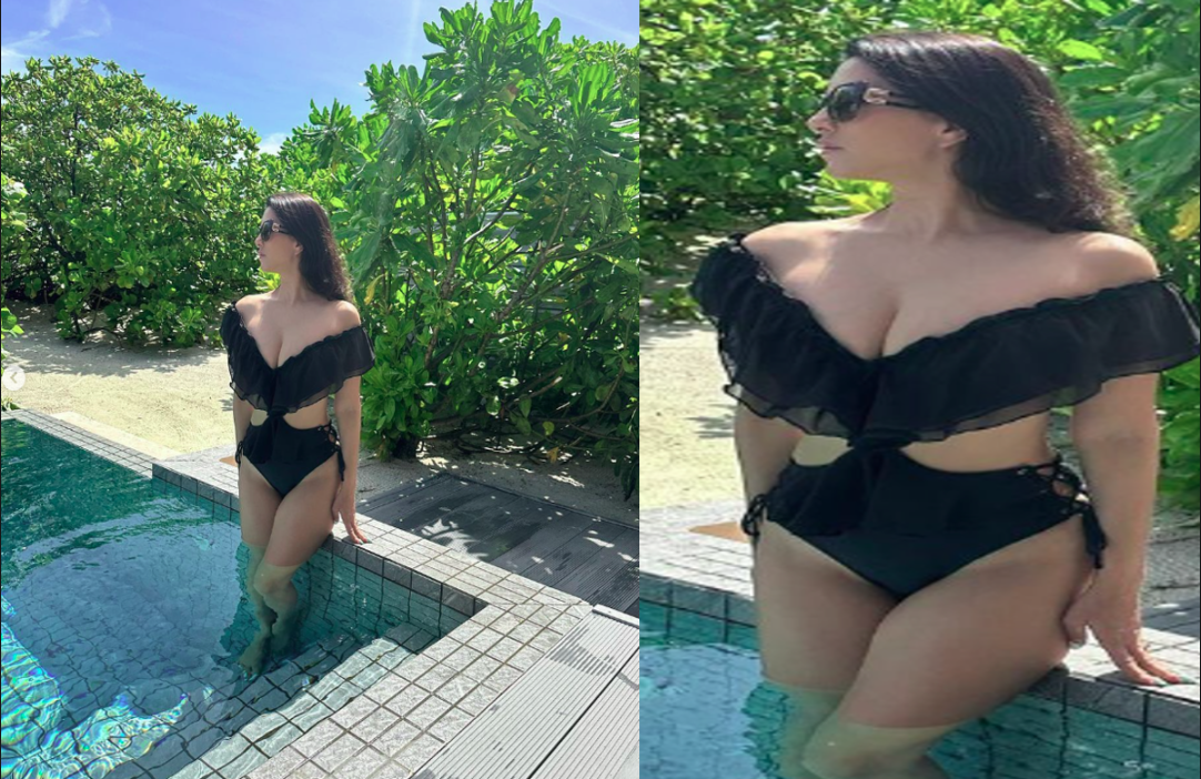 Sunny Leone Photos : स्वीमिंग पूल के अंदर सनी लियोनी ने कराया बोल्ड फोटोशूट, गोरा बदन देख आपका भी फिसल जाएगा मन…देखें तस्वीरें