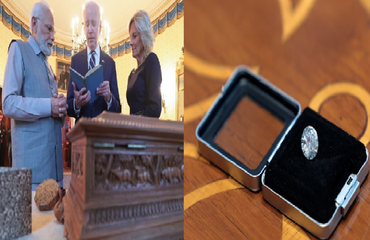 PM Modi in US: राष्ट्रपति बाइडेन और फर्स्ट लेडी को पीएम मोदी का खास तोहफा, 7.5 कैरेट डायमंड के साथ दिए ये कीमती उपहार
