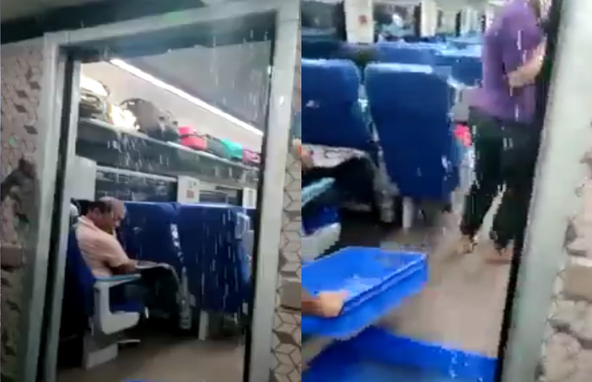 Vande Bharat की छत से टपकने लगा बारिश का पानी? Congress ने ट्वीट कर मोदी सरकार पर साधा निशाना