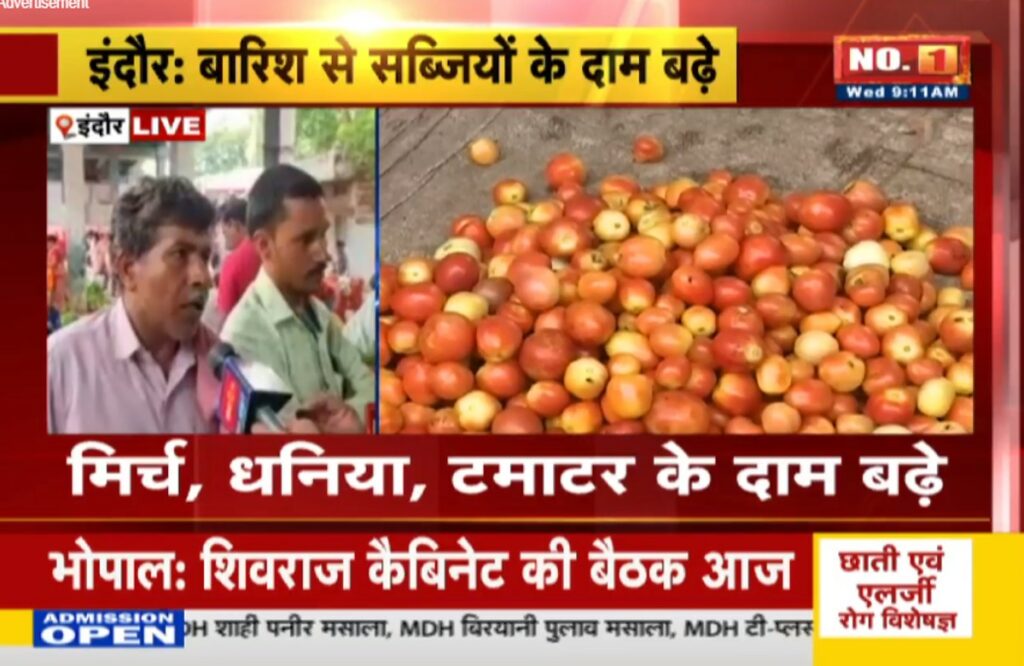 Vegetables price hike