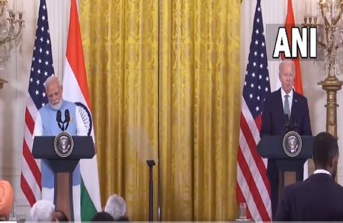 मोदी और बाइडेन ने की साझा प्रेस कांफ्रेंस, आर्टिफिशियल इंटेलिजेंस, सेमीकंडक्टर, स्पेस, क्वांटम और टेलीकॉम जैसे क्षेत्रों में बढ़ा सहयोग
