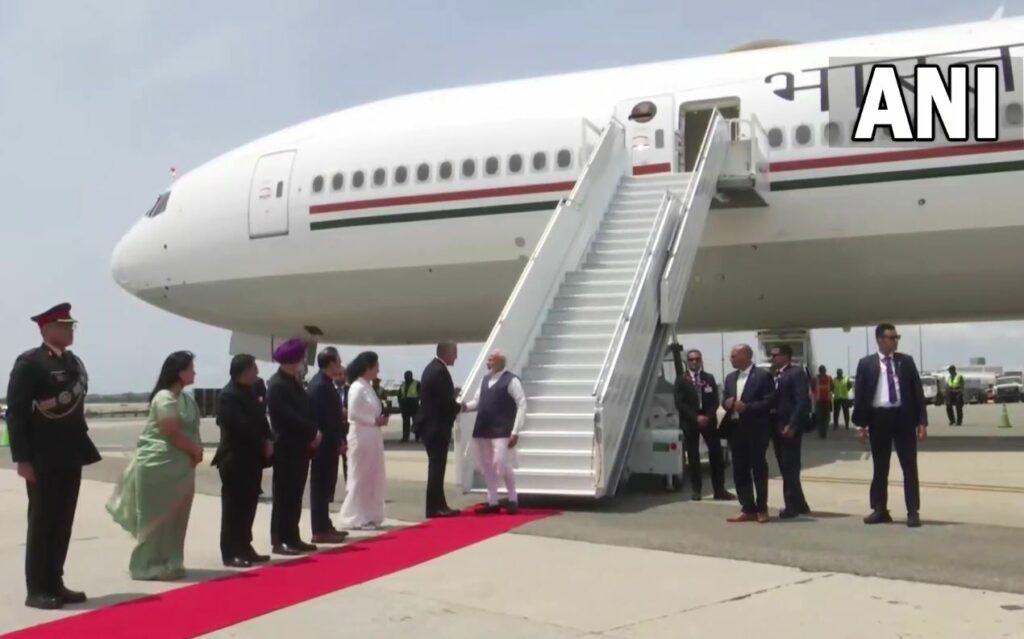 PM Modi arrives in US on his first state visit