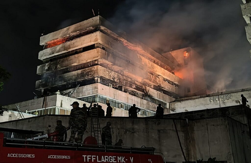 Satpura Bhawan fire incident