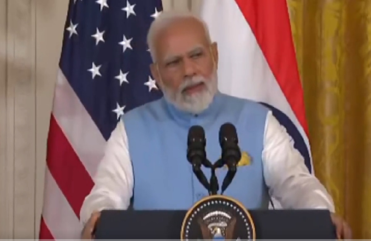 पीएम मोदी ने राष्ट्रपति जो बाइडेन के साथ संयुक्त प्रेस वार्ता में कहा, भारत और अमेरिका दोनों के DNA में लोकतंत्र है