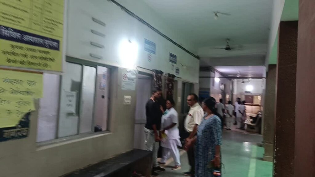 Strike of health workers in Bhilai