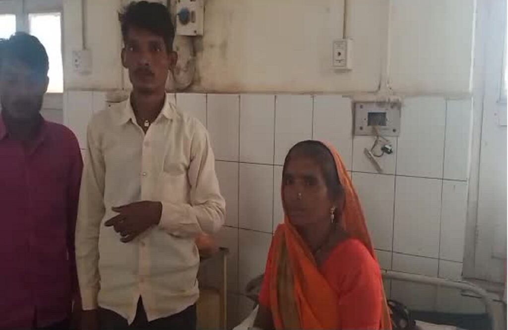 Dalit woman sarpanch was thrashed by goons with shoes and slippers