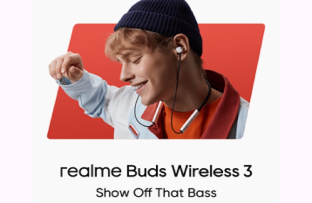 Online sale of Realme Buds Wireless 3 for just ₹ 1699