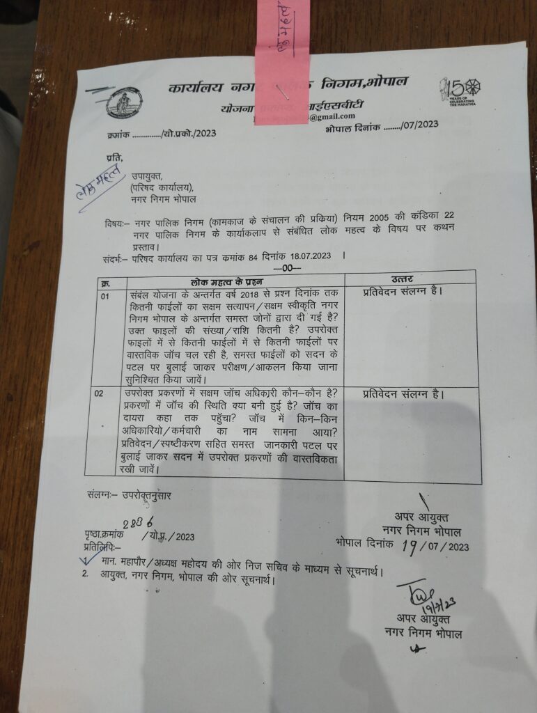 Embezzlement of Rs 56 crore in Sambal Yojana in Bhopal