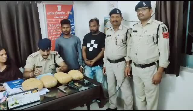 Two accused arrested for smuggling bald from Odisha to Durg in Bhilai