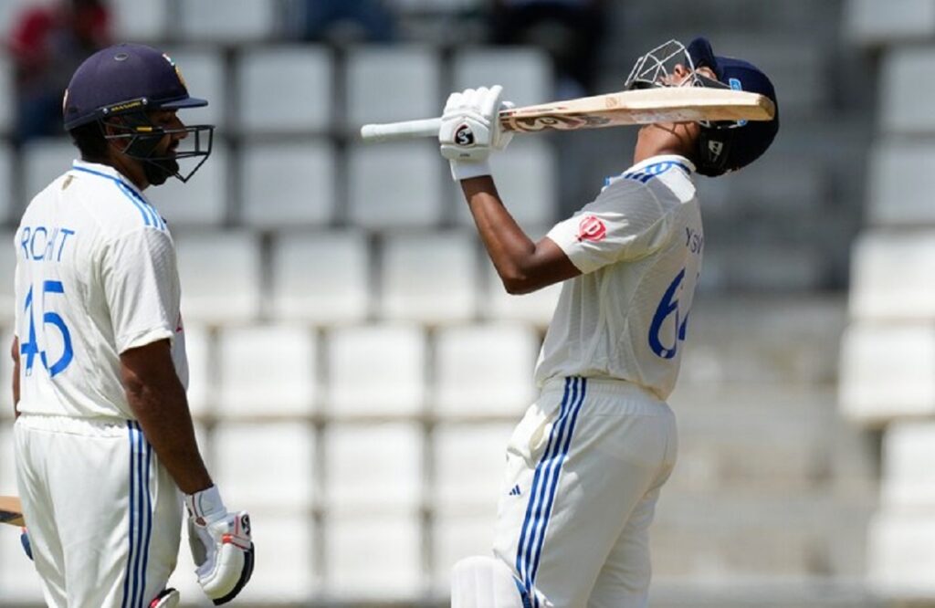 Yashasvi Jaiswal century in Test match