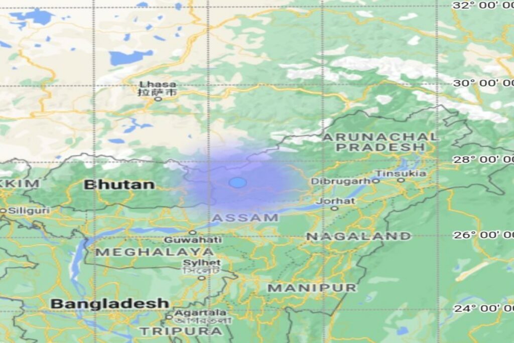 earthquake in Arunachal Pradesh