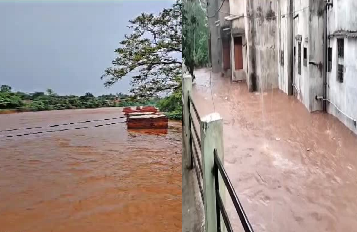 MP news: बारिश ने मचाई तबाही.. बहा घर-गृहस्थी का सामान, छतों का सहारा ले रहे रहवासी