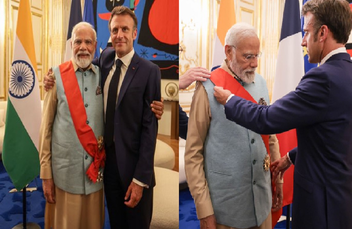 PM Modi International Award: पीएम मोदी को मिला फ्रांस का सर्वोच्च सम्मान, ‘लीजन ऑफ ऑनर’ से किया गया सम्मानित