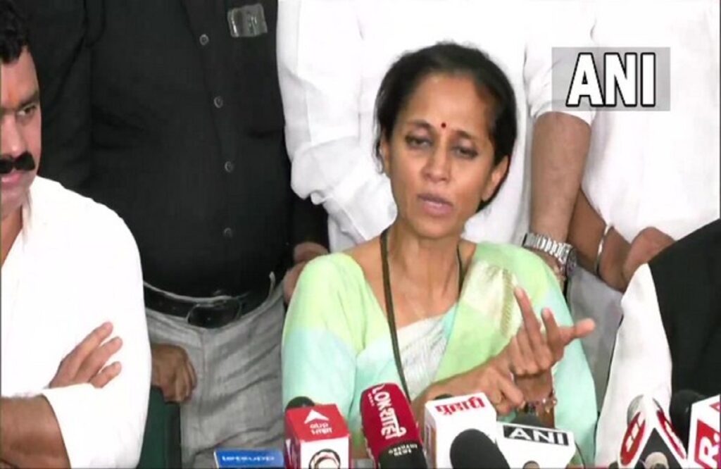 Supriya Sule targeted Ajit Pawar