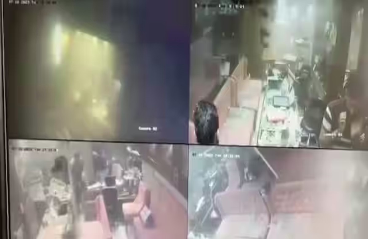 रेस्टोरेंट में हुए धमाके का सीसीटीवी फुटेज आया सामने, ब्लास्ट से कांप उठे रहवासी