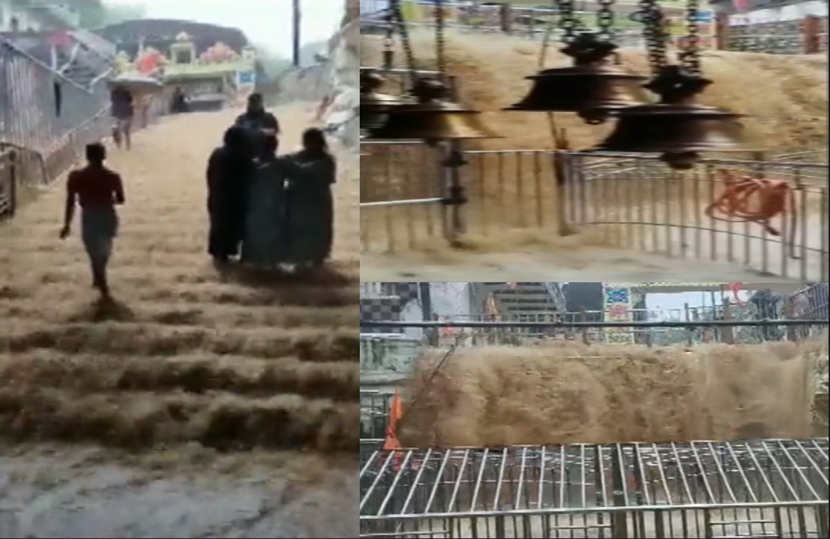 भारी बारिश से मंदिर में घुसा पानी, एमपी का केदारनाथ हुआ जलमग्न, मनमोहक नजारा देखने पहुंच रहे सैलानी