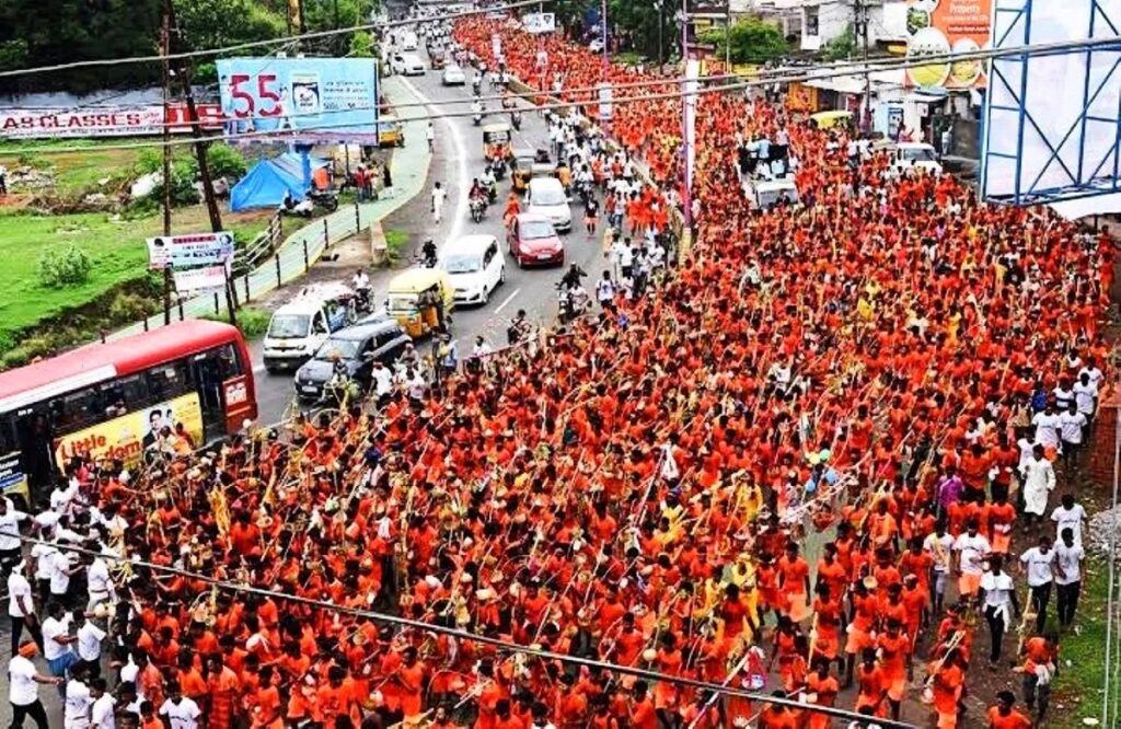 1 lakh kanwariyas participated in giving the message of environment and water conservation