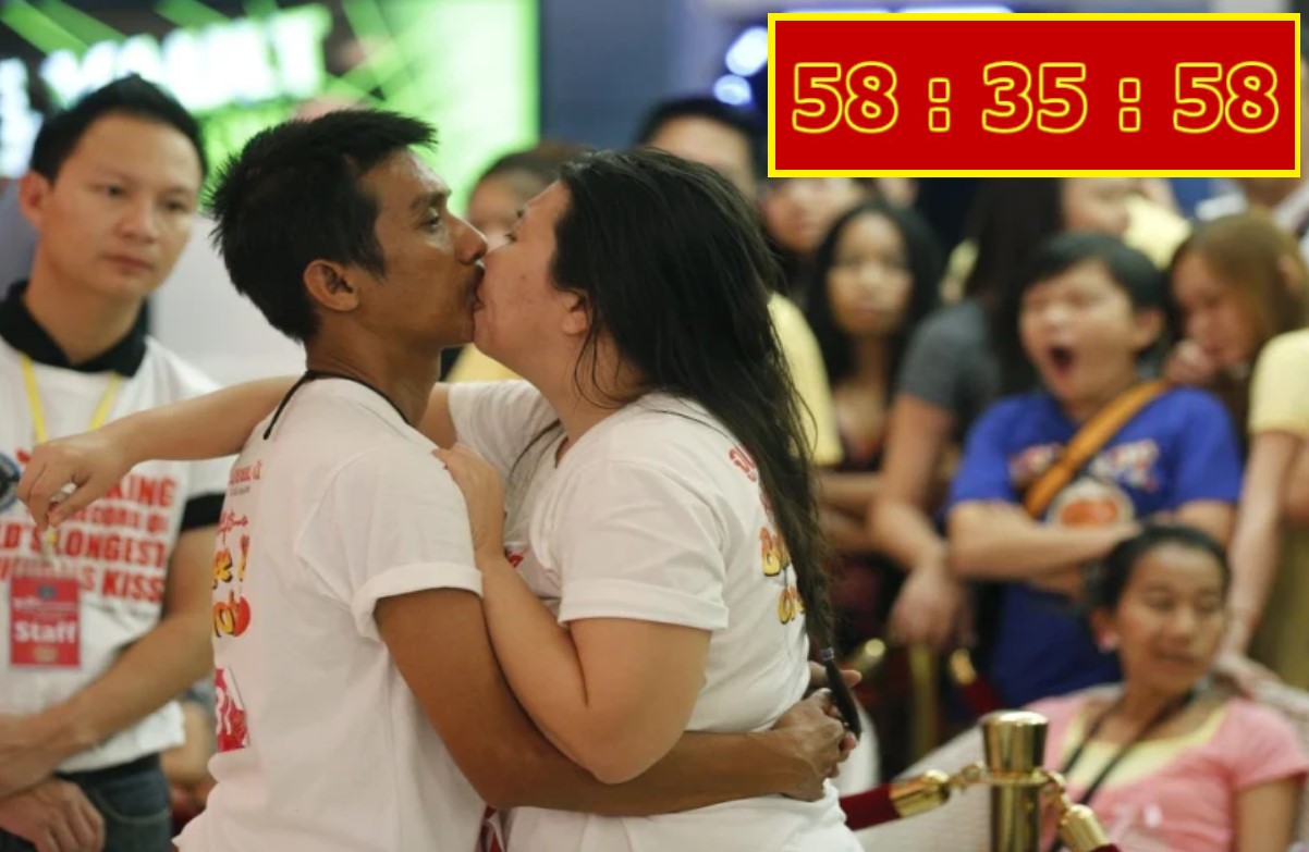 Couple wins Kissing Compilation