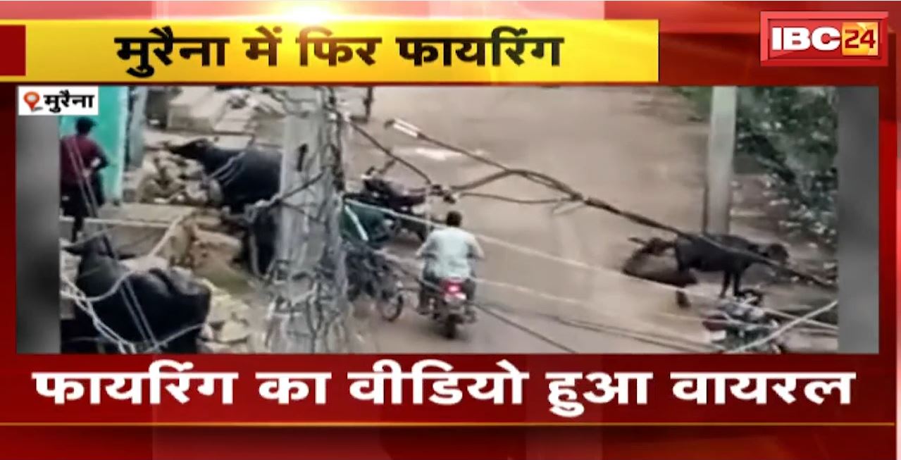 Morena Firing News : BJP नेता के घर के बाहर फायरिंग। बाइक सवार 6 बदमाशों ने की फायरिंग