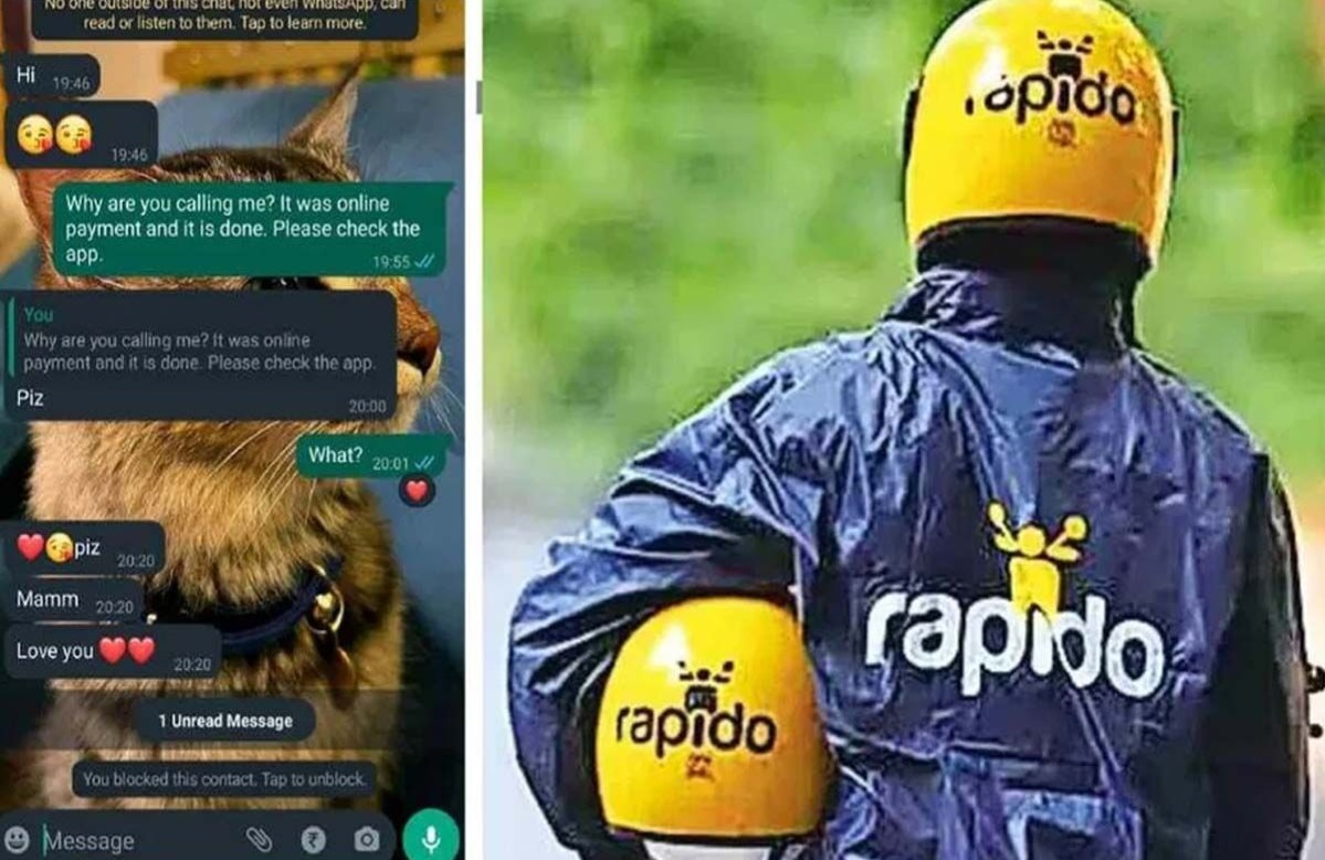 ‘बाइक चलाते समय हस्तमैथुन कर रहा था Rapido Driver, फिर भेजने लगा अश्लील मैसेज’ पीड़िता ने शेयर किया स्क्रीनशॉट