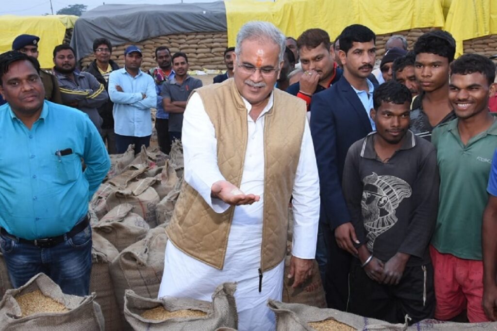 Record paddy purchase in Chhattisgarh