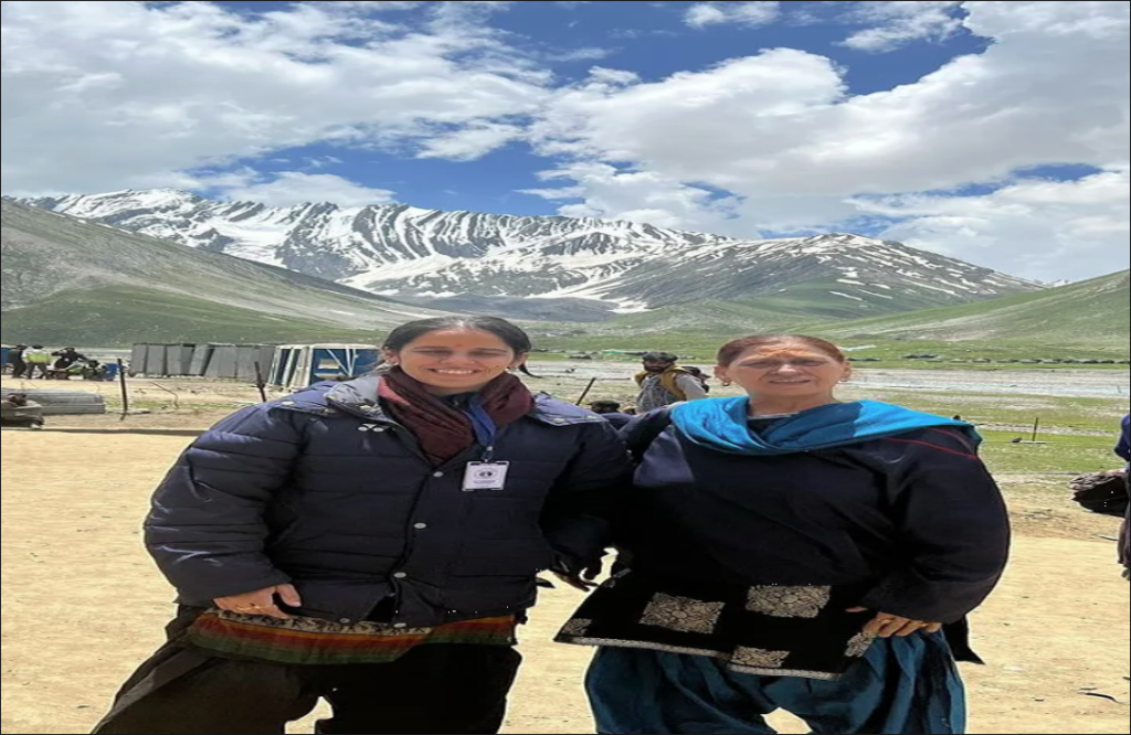 Badminton player Saina Nehwal reached Amarnath