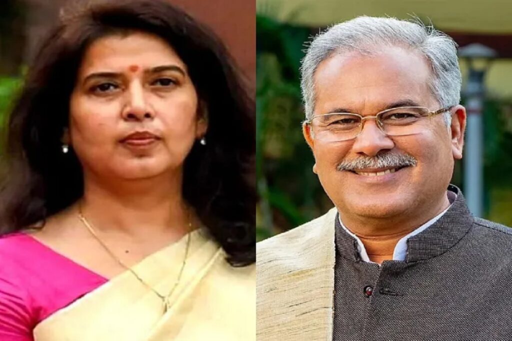 Saroj Pandey hit back at CM Bhupesh Baghel