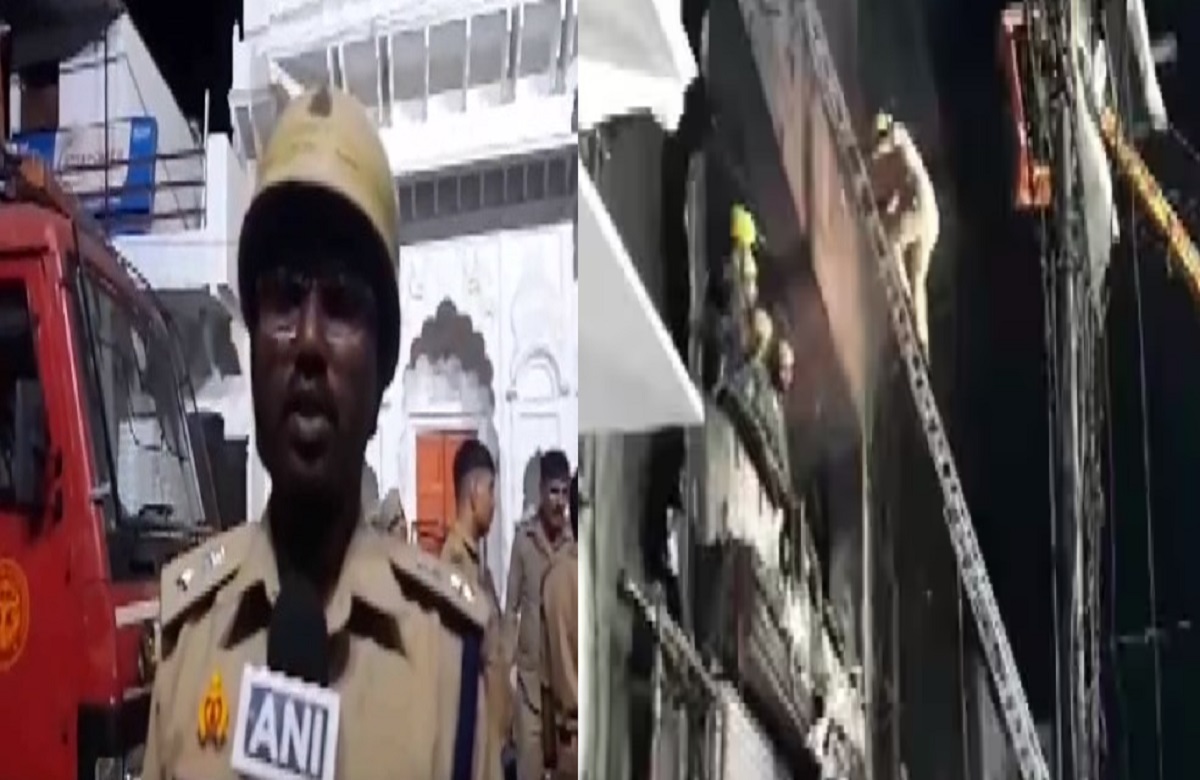 इलेक्ट्रॉनिक्स शोरूम में लगी भीषण आग, महिला समेत 4 लोगों की मौत, कई दुकानें जलकर खाक