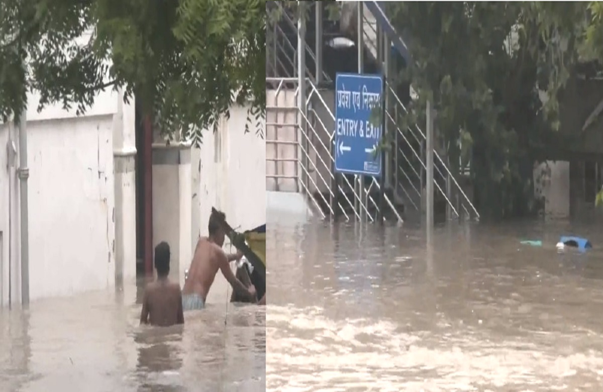 राजधानी के सिविल लाइंस इलाके के घरों में घुसा पानी, जलभराव की चपेट में सीएम आवास!