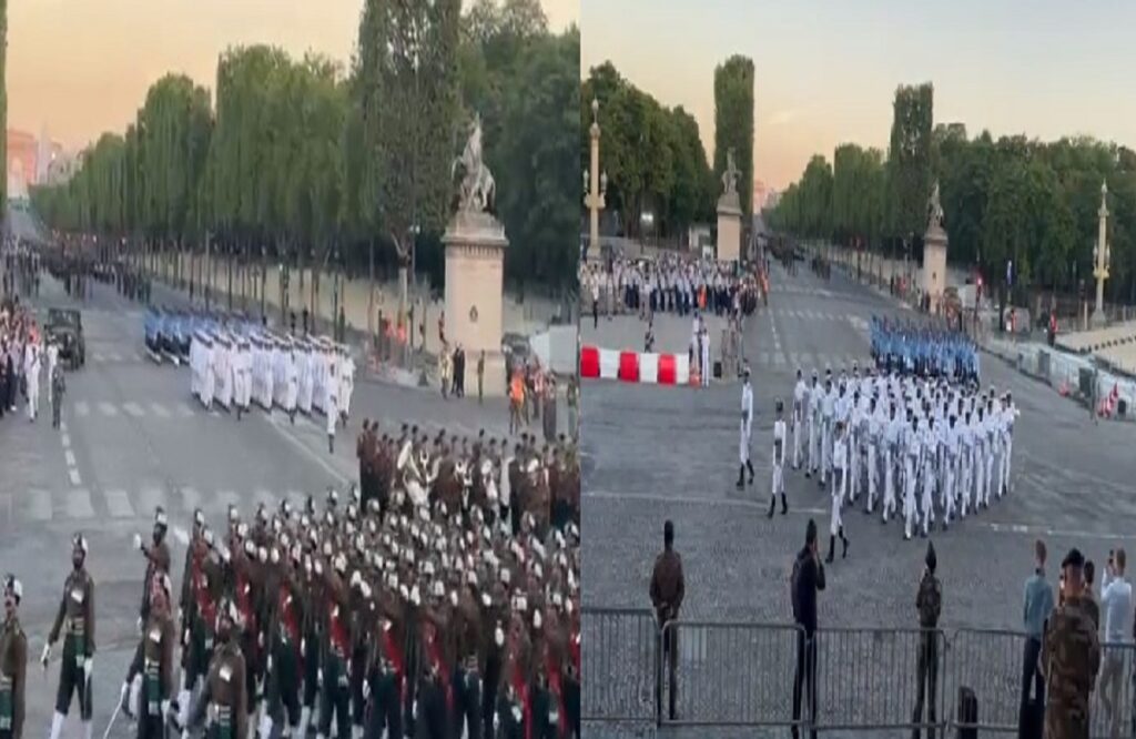 Indian Army personnel will parade Bastille Day on July 14