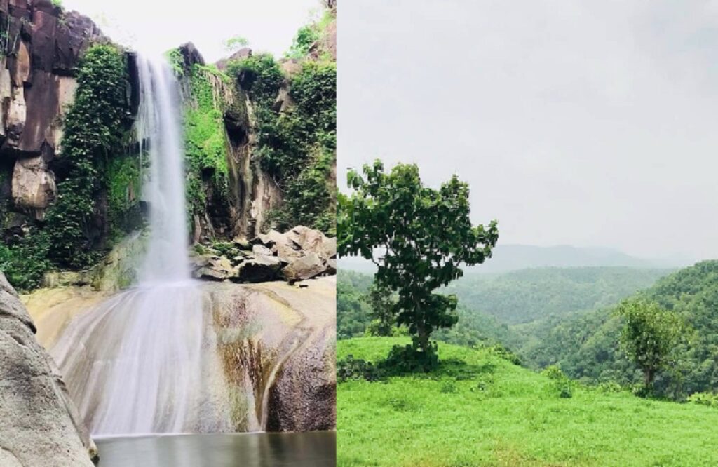 Indore most famous Junapani Waterfall