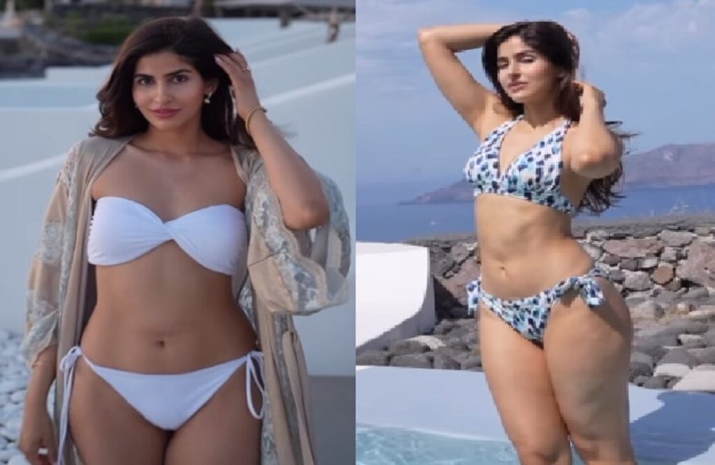 Sakshi Malik sexy video in white bikini