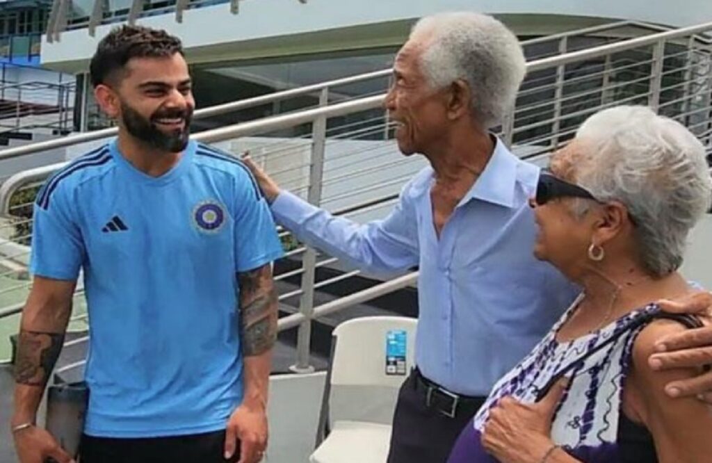 IND vs WI 2023: Garfield Sobers arrives to meet Team India