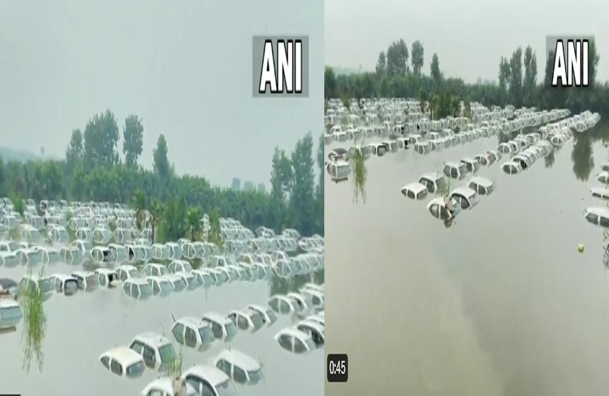 अचानक बढ़ा हिंडन नदी का जलस्तर, खिलौने की तरह तैरती हुई नजर आईं गाड़ियां, वीडियो वायरल