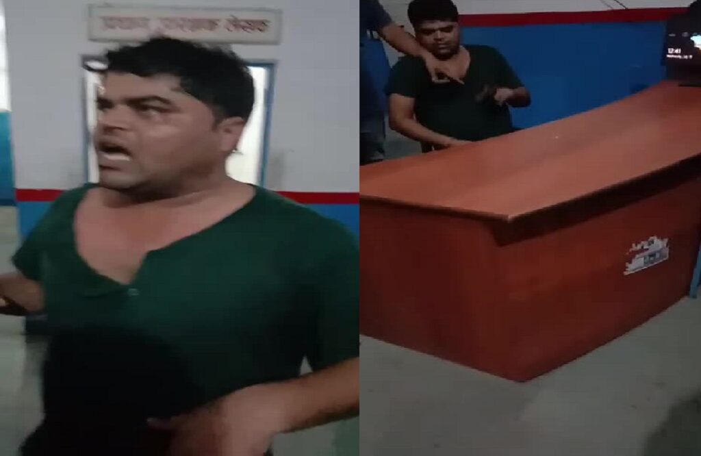 Video of ruckus in Dr Puneet's police station in Satna goes viral