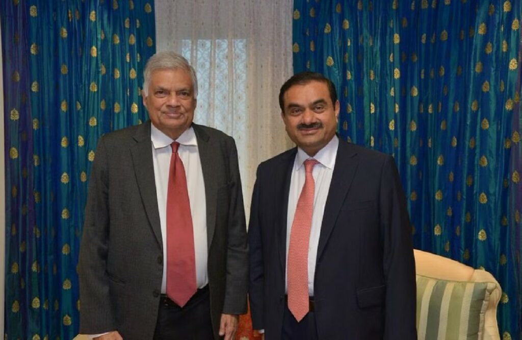 Meeting of Gautam Adani and Sri Lankan President Ranil Wickremesinghe