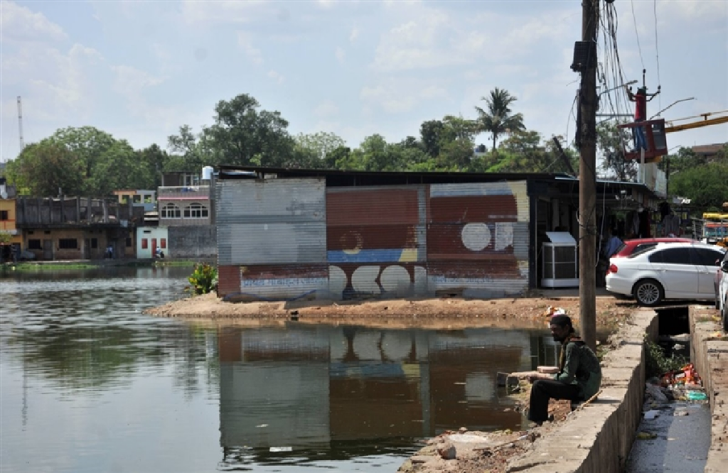 Construction of illegal floating in Bhopal