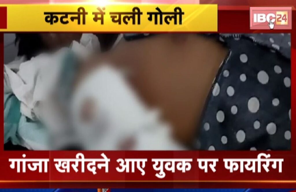 Firing on a young man who came to buy ganja in Katni