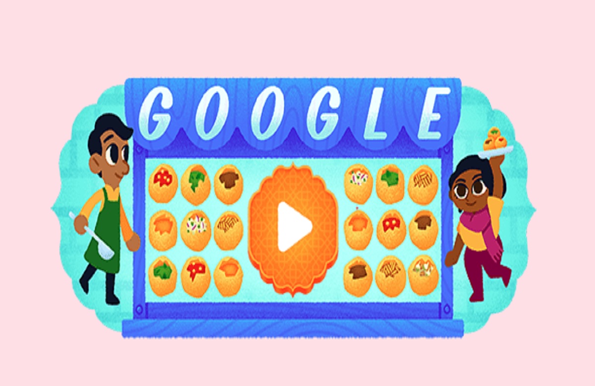 ​गूगल ने बनाया पानीपुरी पर डूडल, यूजर्स को गेम में दिया मजेदार टास्क
