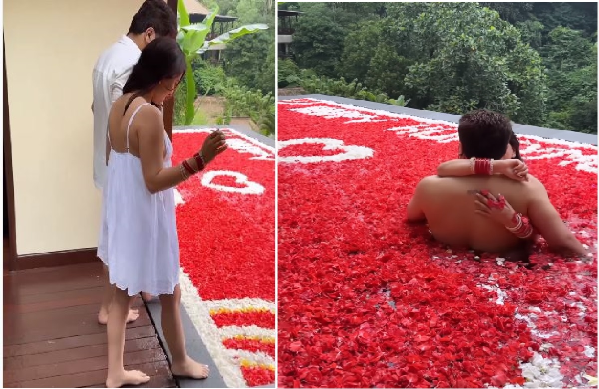 Sexy Video: कपल्स के हनीमून का वीडियो वायरल, कैमरे के सामने ही दूल्हे ने पार की सारी हदें, शर्म से लाल हुई दुल्हन