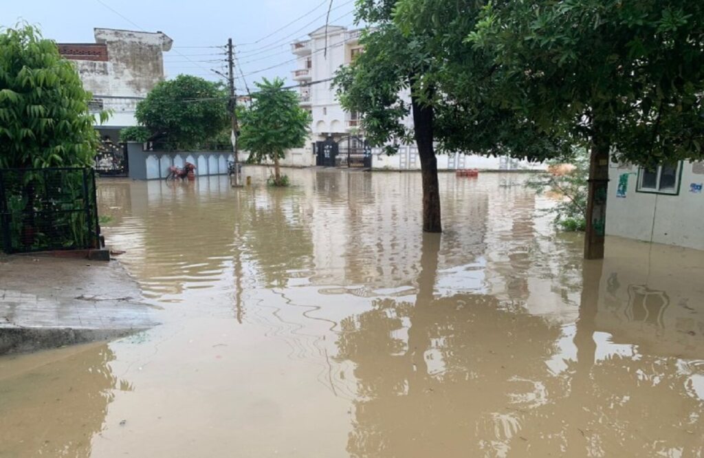 Heavy rain in Manendragarh